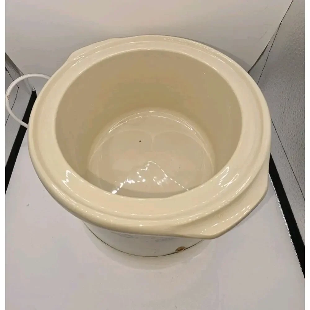“Vintage Rival Crock-Ette 1 Qt Stoneware Slow Cooker Model 3200/3 – NO LID”